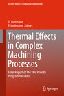 Buchcover Thermal Effects in Complex Machining Processes