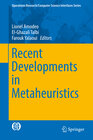 Buchcover Recent Developments in Metaheuristics
