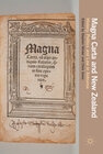 Buchcover Magna Carta and New Zealand
