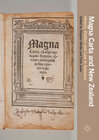 Buchcover Magna Carta and New Zealand