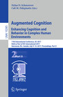 Buchcover Augmented Cognition. Enhancing Cognition and Behavior in Complex Human Environments