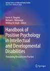 Buchcover Handbook of Positive Psychology in Intellectual and Developmental Disabilities
