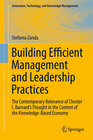 Buchcover Building Efficient Management and Leadership Practices