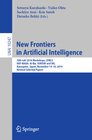 Buchcover New Frontiers in Artificial Intelligence