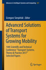 Buchcover Advanced Solutions of Transport Systems for Growing Mobility