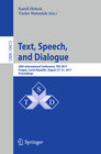 Buchcover Text, Speech, and Dialogue