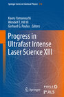 Buchcover Progress in Ultrafast Intense Laser Science XIII