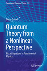 Buchcover Quantum Theory from a Nonlinear Perspective