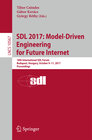 Buchcover SDL 2017: Model-Driven Engineering for Future Internet