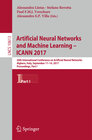 Buchcover Artificial Neural Networks and Machine Learning – ICANN 2017