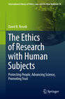 Buchcover The Ethics of Research with Human Subjects