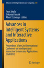 Buchcover Advances in Intelligent Systems and Interactive Applications