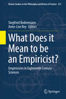 Buchcover What Does it Mean to be an Empiricist?