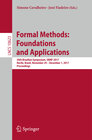 Buchcover Formal Methods: Foundations and Applications