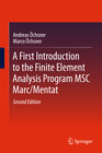 Buchcover A First Introduction to the Finite Element Analysis Program MSC Marc/Mentat