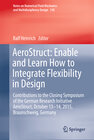 Buchcover AeroStruct: Enable and Learn How to Integrate Flexibility in Design