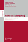 Buchcover Membrane Computing