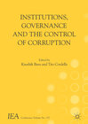 Buchcover Institutions, Governance and the Control of Corruption