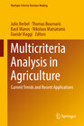 Buchcover Multicriteria Analysis in Agriculture