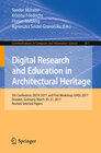 Buchcover Digital Research and Education in Architectural Heritage
