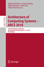Buchcover Architecture of Computing Systems – ARCS 2018