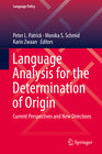 Buchcover Language Analysis for the Determination of Origin
