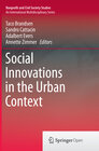 Buchcover Social Innovations in the Urban Context