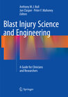 Buchcover Blast Injury Science and Engineering