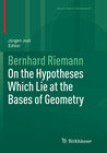 Buchcover On the Hypotheses Which Lie at the Bases of Geometry