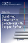 Buchcover Quantifying Interactions of Biomolecules with Inorganic Surfaces