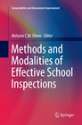Buchcover Methods and Modalities of Effective School Inspections