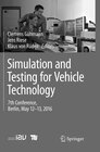 Buchcover Simulation and Testing for Vehicle Technology