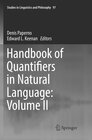Buchcover Handbook of Quantifiers in Natural Language: Volume II