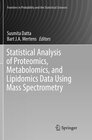 Buchcover Statistical Analysis of Proteomics, Metabolomics, and Lipidomics Data Using Mass Spectrometry