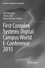 Buchcover First Complex Systems Digital Campus World E-Conference 2015