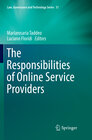 Buchcover The Responsibilities of Online Service Providers