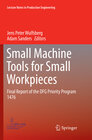 Buchcover Small Machine Tools for Small Workpieces