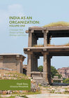 Buchcover India as an Organization: Volume One