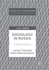 Buchcover Sociology in Russia