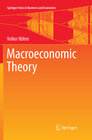 Buchcover Macroeconomic Theory