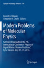 Buchcover Modern Problems of Molecular Physics