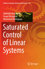 Buchcover Saturated Control of Linear Systems