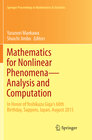 Buchcover Mathematics for Nonlinear Phenomena — Analysis and Computation