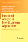 Buchcover Functional Analysis in Interdisciplinary Applications