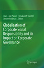 Buchcover Globalisation of Corporate Social Responsibility and its Impact on Corporate Governance