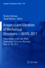 Buchcover Acoustics and Vibration of Mechanical Structures—AVMS-2017