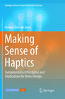 Buchcover Making Sense of Haptics