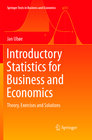 Buchcover Introductory Statistics for Business and Economics