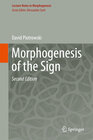 Buchcover Morphogenesis of the Sign