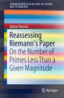 Buchcover Reassessing Riemann's Paper